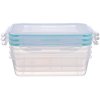 Dóza MagicHome Lunchbox, obdĺžnikové, Clip, sada 3 ks, 1350 ml, 15,5x21,5x7,5 cm