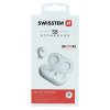 Štupľové bluetooth slúchadlá Swissten STONEBUDS - biele