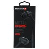 Štupľové slúchadlá EARBUDS RAINBOW YS500 s 3,5mm Jack konektorom - čierne