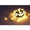 Reťaz MagicHome Vianoce Cherry Balls, 100x LED teplá biela, IP44, 8 funkcií, osvetlenie, L-9,90 m