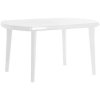 Klasický záhradný stôl Curver® ELISE, biely