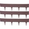 Palisáda RattanPalisade L-2,40 m, tmavá hnedá, bal. 3 ks, 820x95/200 mm, UV