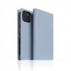 SLG Design puzdro D8 Full Grain Leather pre iPhone 13 - Powder Blue