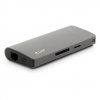 LMP USB-C Travel Dock 9 port - Space Gray Aluminium