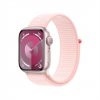 Apple Watch Series 9 GPS 41mm Pink Aluminium Case with Light Pink Sport Loop