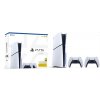 SONY PlayStation 5 (Model Slim) + PlayStation 5 DualSense Wireless Controllers, black & white