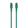 Puro kábel Soft Silicone Cable USB-C to USB-C 1.5m - Dark Green