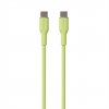 Puro kábel Soft Silicone Cable USB-C to USB-C 1.5m - Light Green