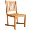 Drevená záhradná stolička LEQ KULBY, 46x58x95 cm
