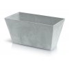 Kvetináč TUBUS Case Beton 400x216x200 mm, vzhľad betón