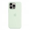 iPhone 15 Pro Max Silicone Case with MagSafe - Soft Mint