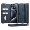 Spigen puzdro Wallet S Pro pre iPhone 15 Pro - Navy