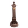 Umývadlo Gardens WF-002C, záhradné, medený vzhľad, 485x420x1140 mm