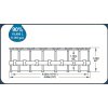 Bazén Bestway® Power Steel™, Vista Series, 56725, kartušová filtrácia, rebrík, plachta, dávkovač, 488x122 cm
