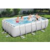 Nadzemný bazén s pieskovou filtráciou, rebrík, dávkovač Bestway® Power Steel™, 56442, 4,04x2,01x1,00 m