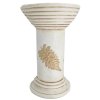 Záhradná dekorácia MagicHome, podstavec vysoký, krémový