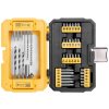 Sada vrtákov a bitov Strend Pro, Cr-V, v kufríku, 41 ks + držiak bitov