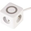 Kábel Strend Pro, predlžovací, tvar kocka, USB-C + A, bezdrôtové nabíjanie, 1,4 m, Wireless