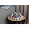 Veniec MagicHome Vianoce, prírodný, biely, adventný, 30 cm