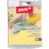 Utierka York 024010, kuchynská, švédska špongia, 17x15 cm, bal. 3 ks