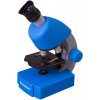 Detský mikroskop Bresser Junior 40x-640x, modrý