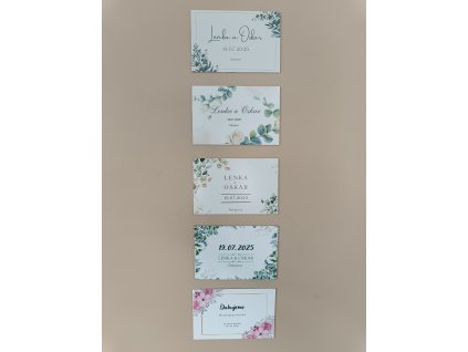 Flexibilné magnety - poďakovanie pre hostí