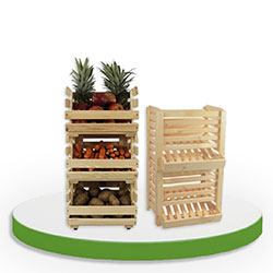 11. Regály na zeleninu