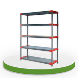 9. Policové regály - Plastové