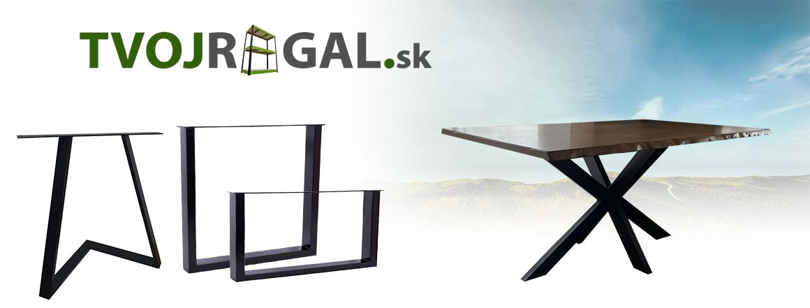 KOVOVÉ STOLOVÉ NOHY