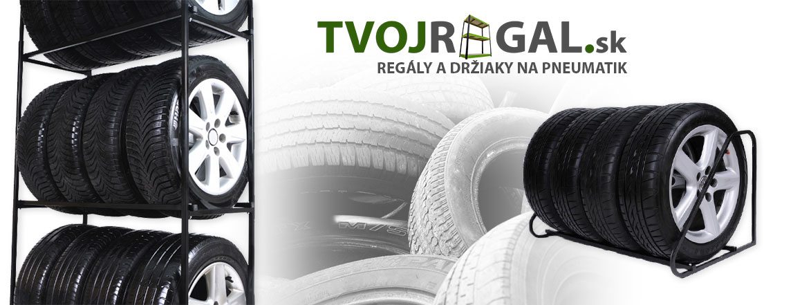 REGÁLY A DRŽIAKY NA PNEUMATIKY