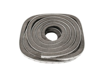 Štetinové tesnenie 9 mm x 9 mm x 6 mb - sivá