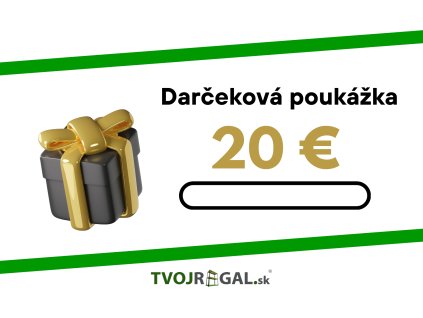 Darčeková poukážka 20 €