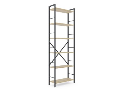 Policový regál LOFT 180x60x24 6 políc