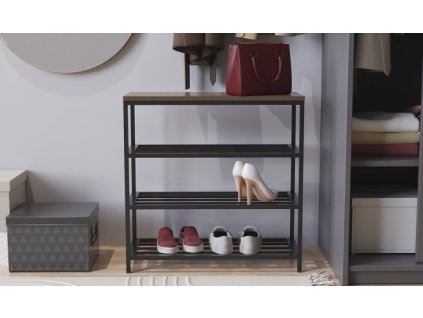 Regál na topánky s 3 policami