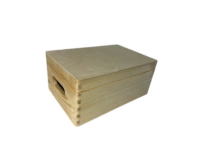 Malý úložný box s vekom 30x20 cm