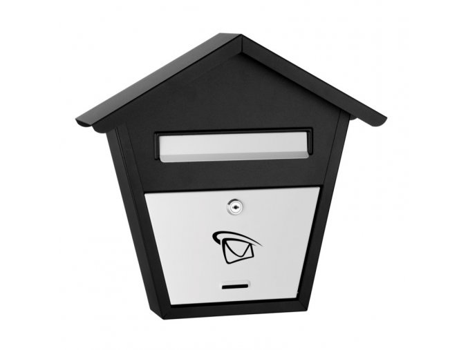 Poštová schránka domček MAXI SD3W - čierno-biela