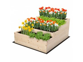 skrzynia na warzywa warzywnik drewniana 54x90x120 gratisy wysoka eco