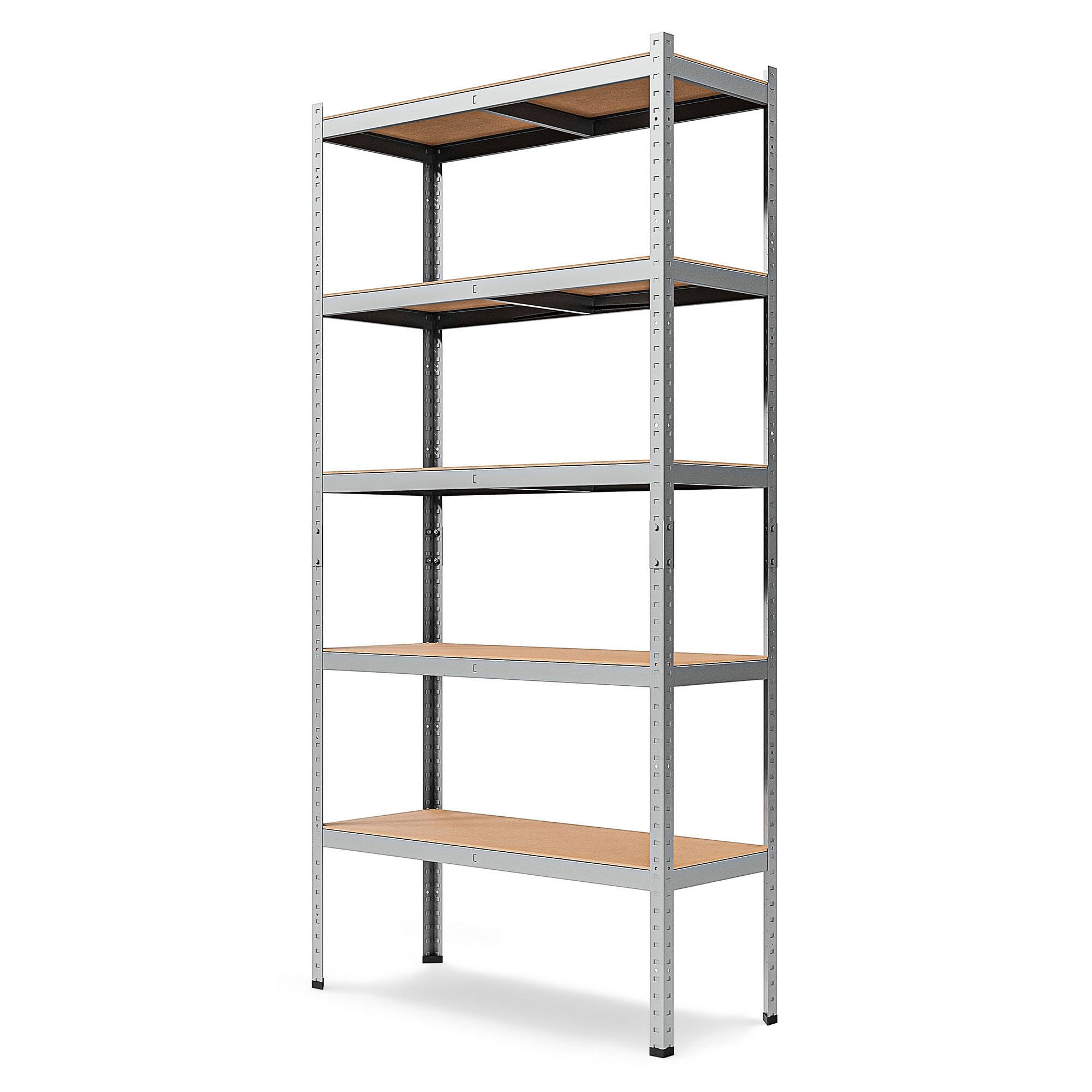 E-shop Marbo Kovový Regál Série Strong 180x110x45 5 políc Nosnosť 1500 Kg- Pozinkovaný
