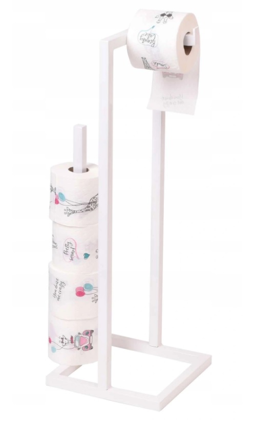 E-shop Stojan na toaletný papier biely SKTB
