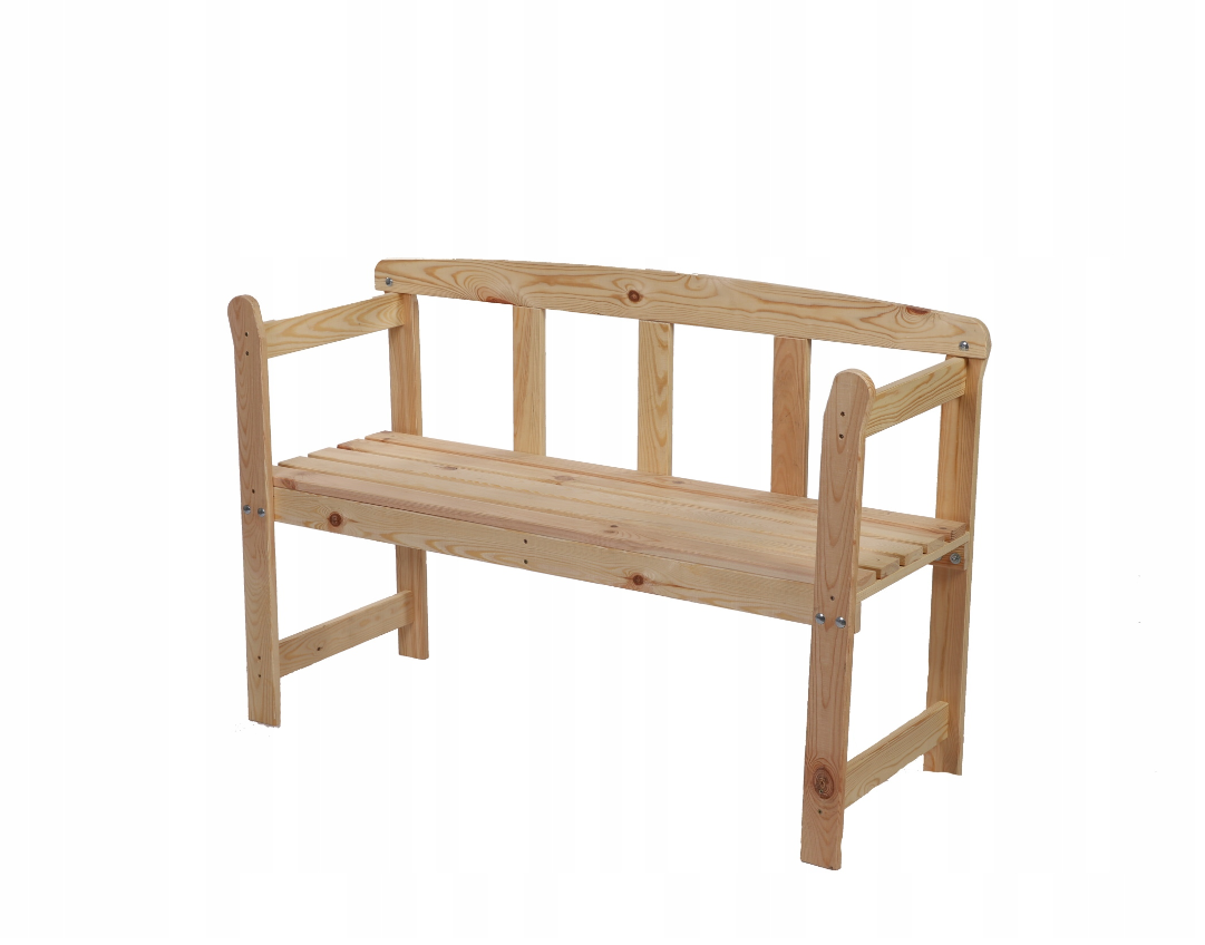 E-shop Záhradná lavička G-01 surová 78x118x45,5