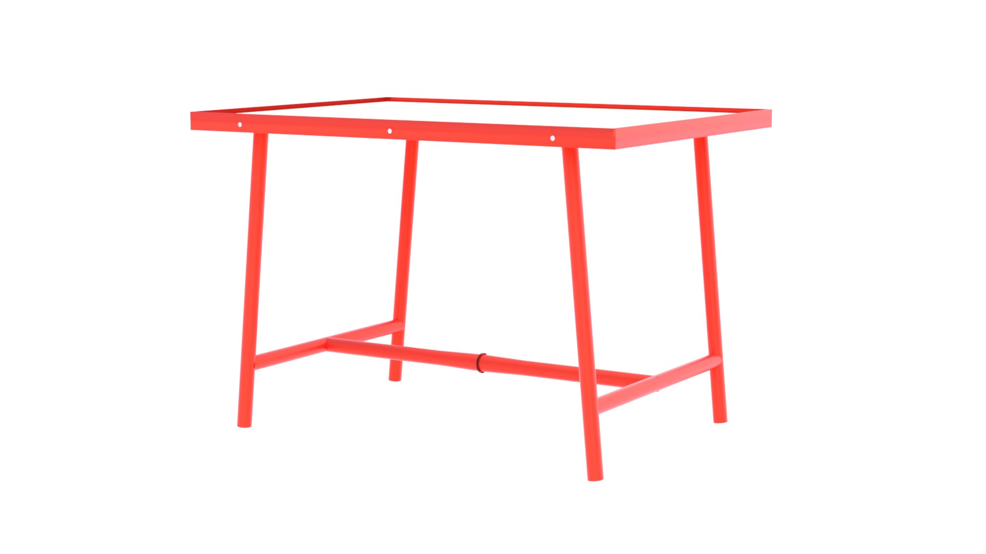 E-shop Kovový pracovný stôl - rozkladací