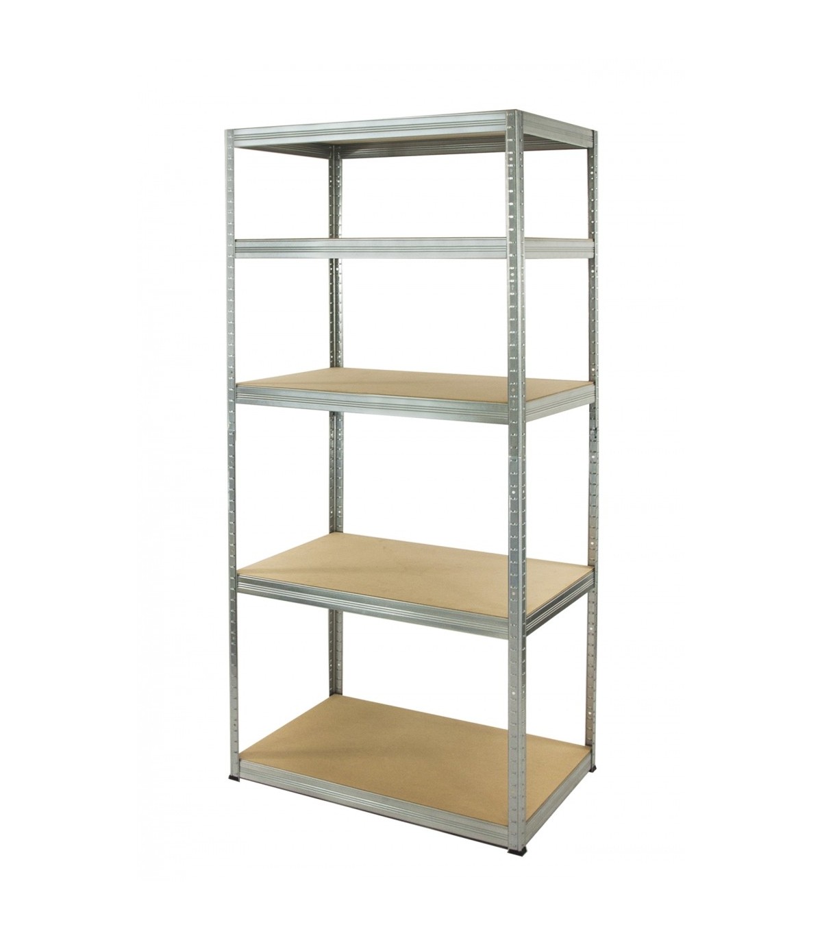 E-shop Kovový regál FUTUR 180x90x45 5 políc Nosnosť 1250 KG - pozinkovaný