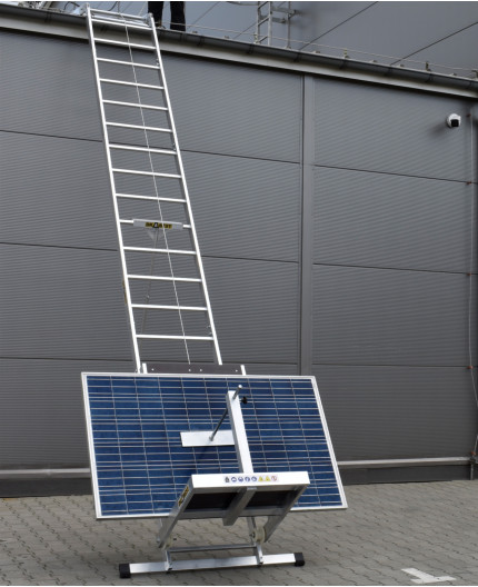 E-shop Drabest Rebríkový strešný výťah s vozíkom na fotovoltaické panely