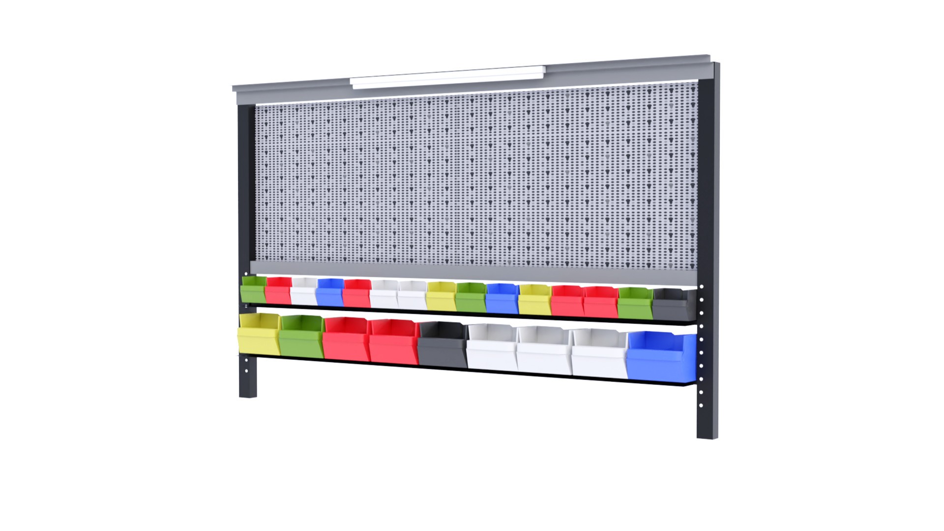 E-shop Perforovaný panel k pracovným stolom PPK Šírka: 1200 mm