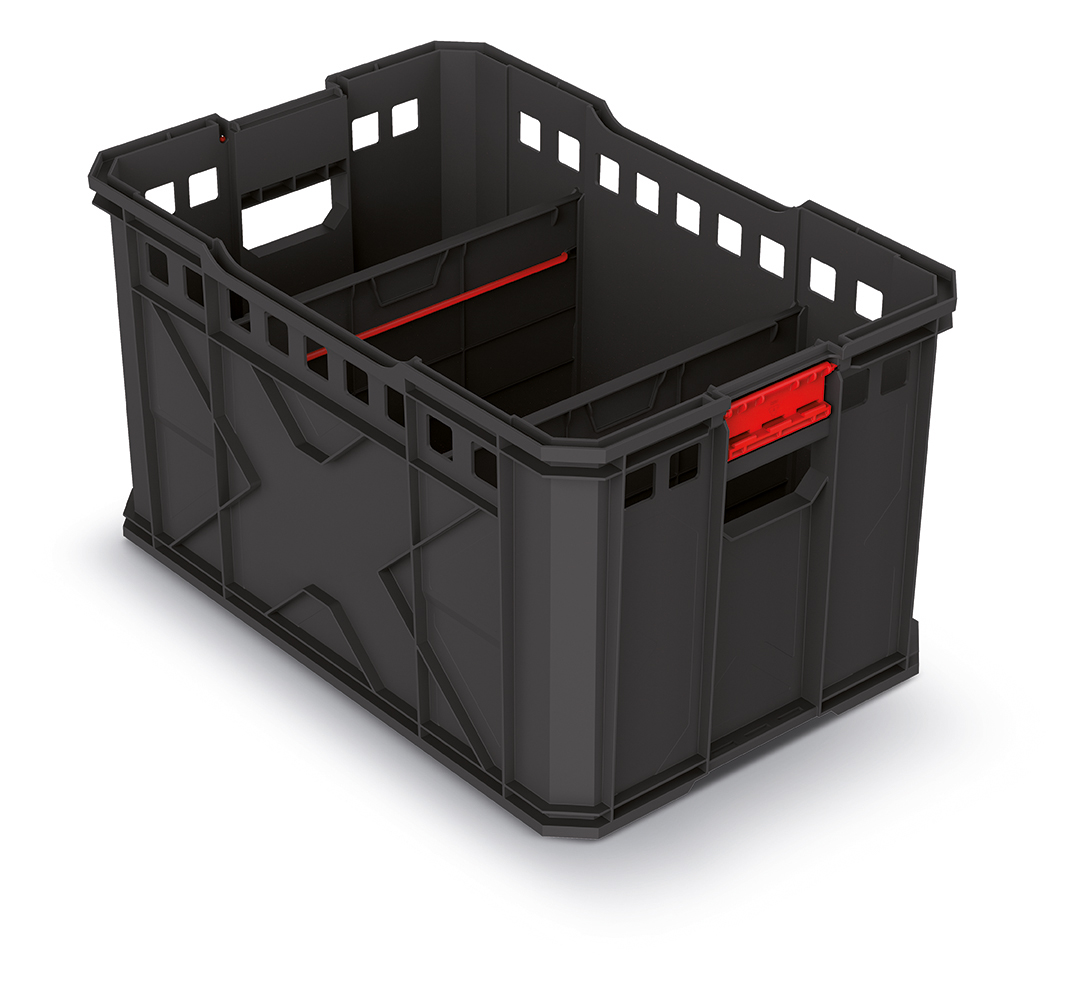 E-shop Modulárny prepravný box X BLOCK PRO čierny 53,6x35,4x30 cm