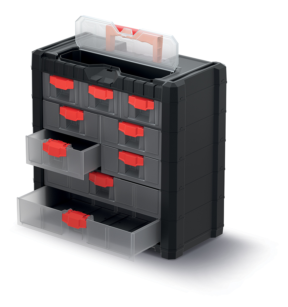 E-shop Plastový závesný organizér MULTICASE CARGO 40x20x39,2 cm
