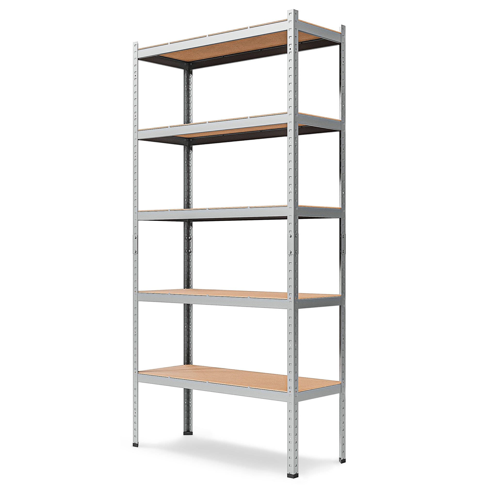 E-shop Marbo Kovový Regál Série PRIMO 180x90x35 5 políc Nosnosť 500 KG- Pozinkovaný