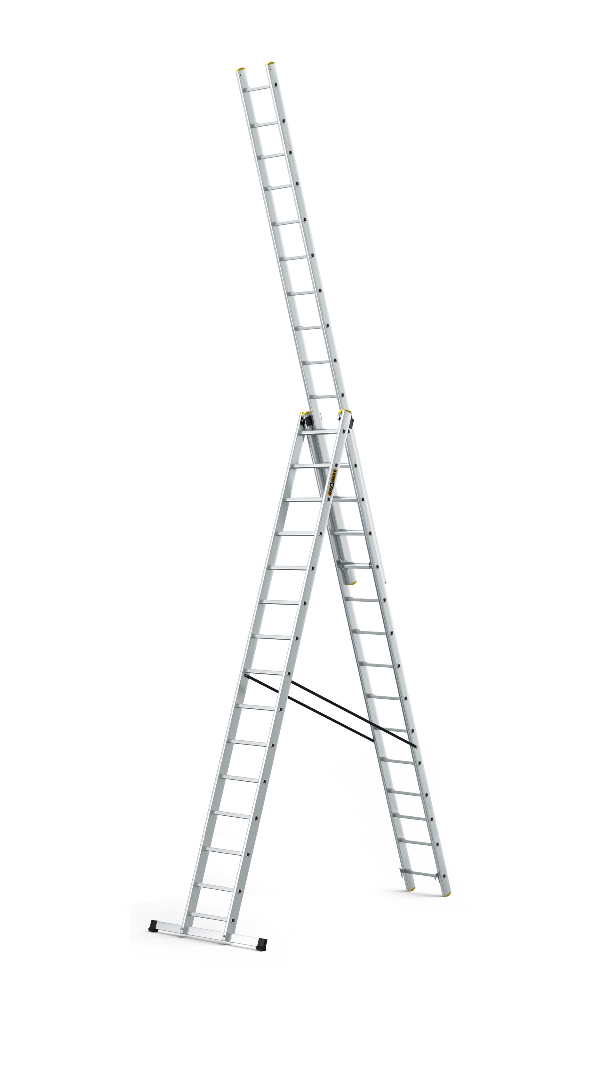 E-shop Drabest Multifunkčný hliníkový rebrík PRO 3x15