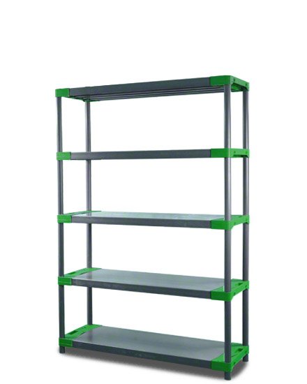 E-shop REGÁL PLASTOVÝ Tytan-5 180x110x46 PVC Povrchová úprava: Zelená