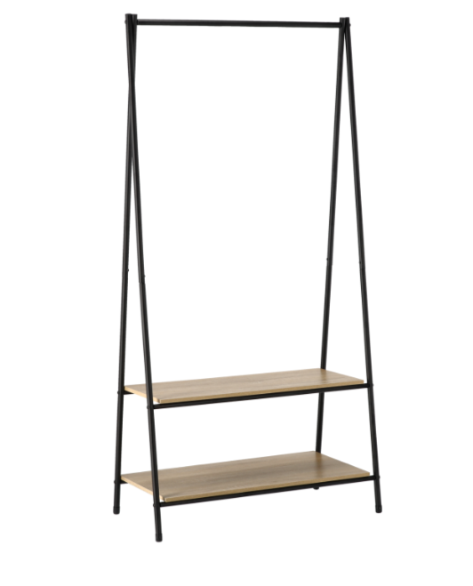 E-shop Vešiak s 2 POLICAMI 160x80x40